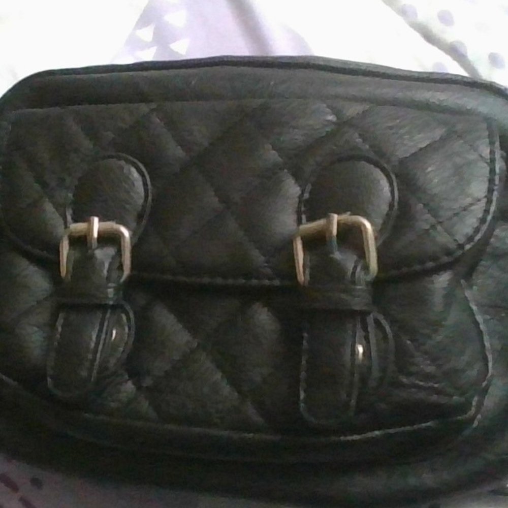 cute black purse